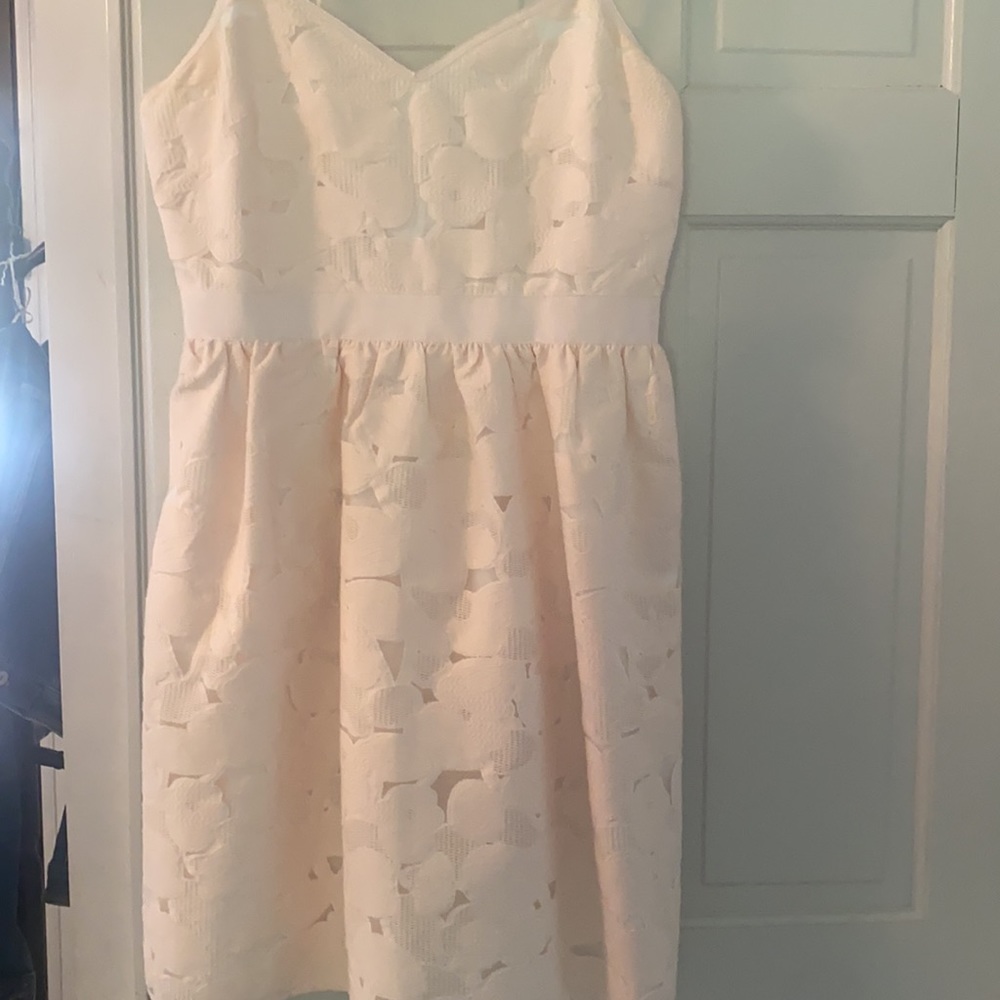 Ted Baker light pink dress. Size 3. Worn once. - Picture 5 of 6